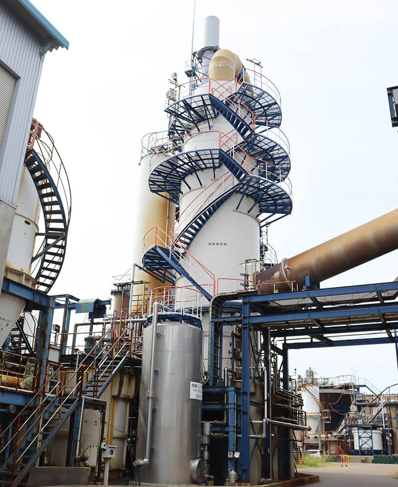 DOWA独自技術「塩基性硫酸アルミ法」